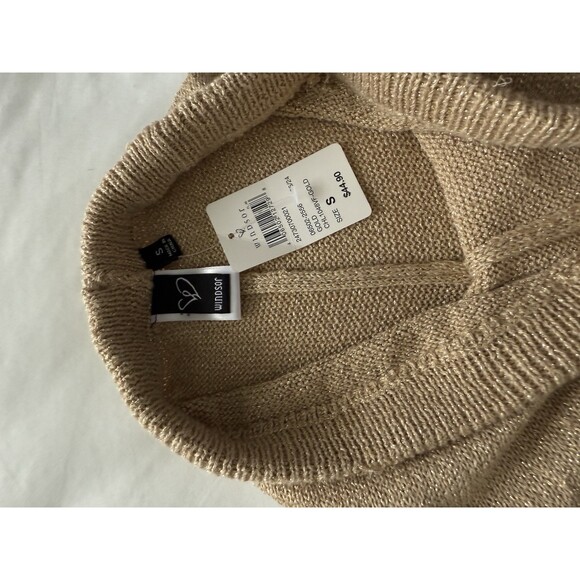 Windsor Gold Knit Pants Women's Regular Size S - Picture 3 of 4